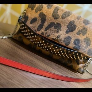 Christian Louboutin Loubiblues Leopard Crossbody